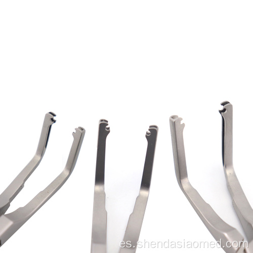 Aplicador de clips de titanio de cirugía abierta para cirugía OEPN